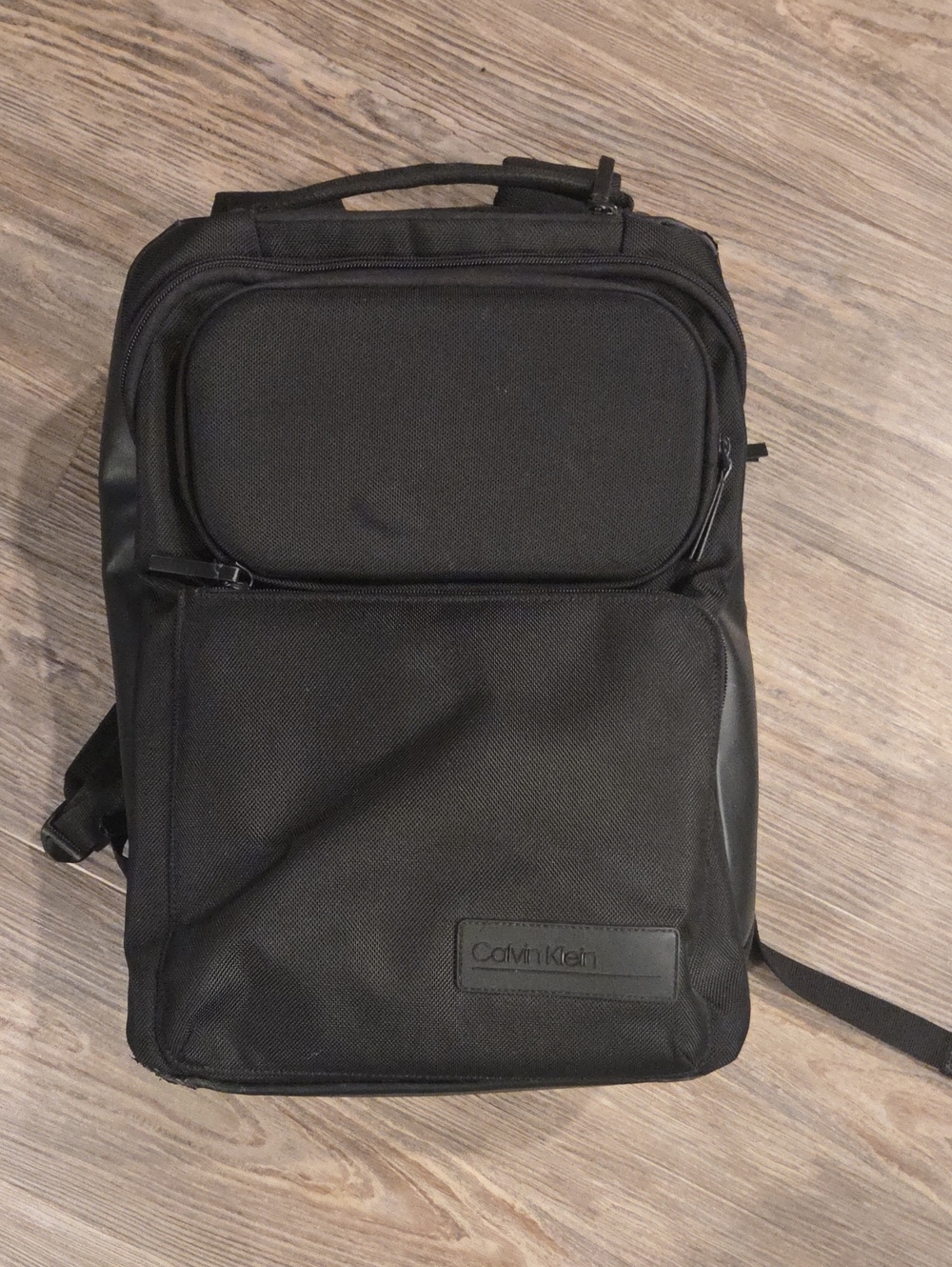 Calvin Klein Men's Black Everyday Compact Backpack
